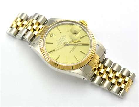 rolex gold fluted bezel